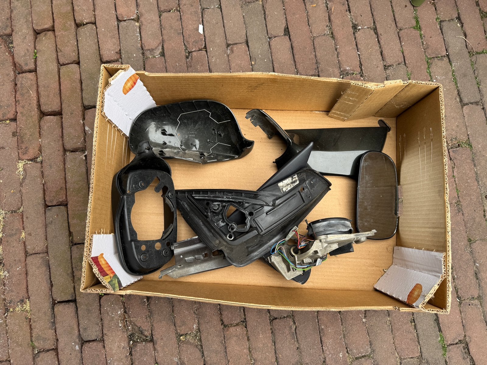 Saab 9-5 ‘98-‘10 buitenspiegel rechts onderdelen, Auto-onderdelen, Spiegels, Ophalen of Verzenden, Gebruikt, Saab
