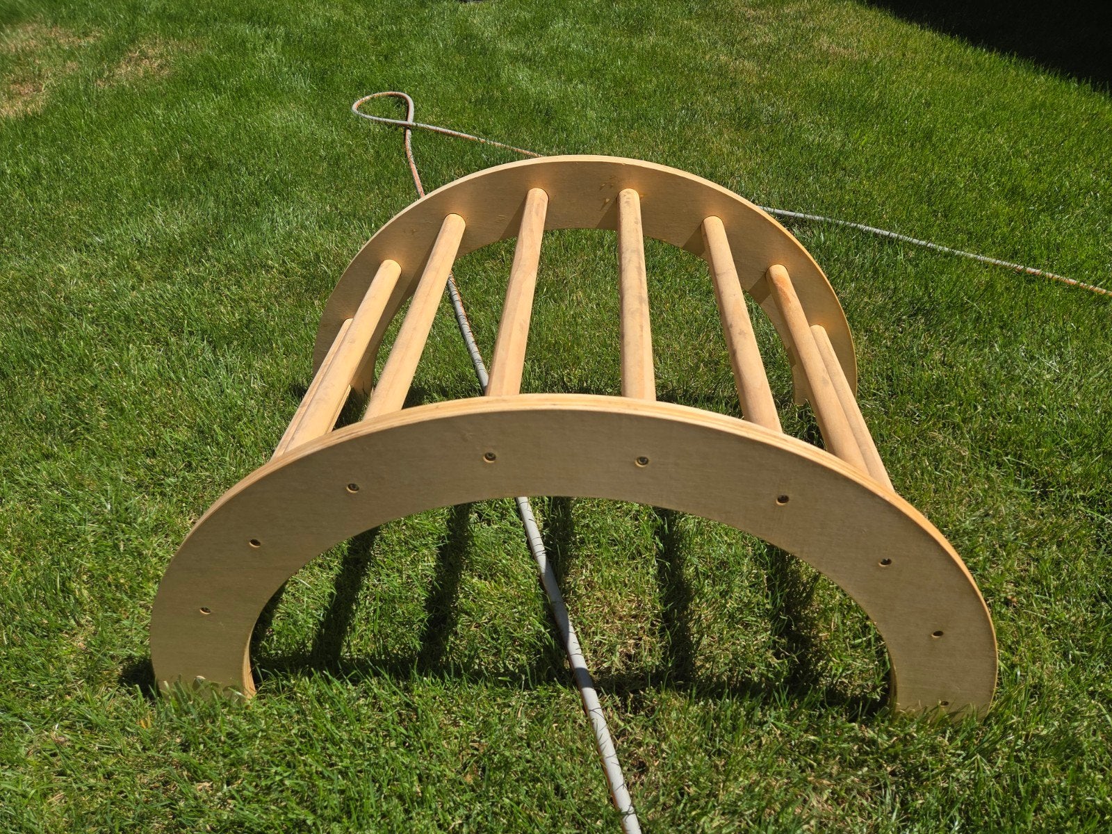 Houten klimrek voor kinderen, Ophalen, Gebruikt, Klimwand