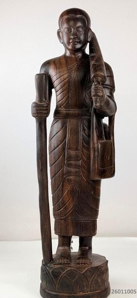 schitterend groot beeld Sivali Thera, Antiek en Kunst, Kunst | Beelden en Houtsnijwerken, Ophalen, 50 - 100 cm, Handgemaakt, Beeld
