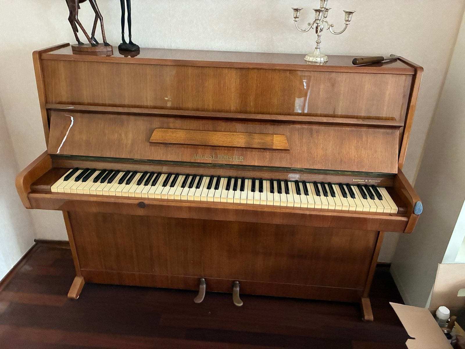 August Förster Piano - Klassiek en Elegant, Ophalen, Gebruikt, Bruin, Piano