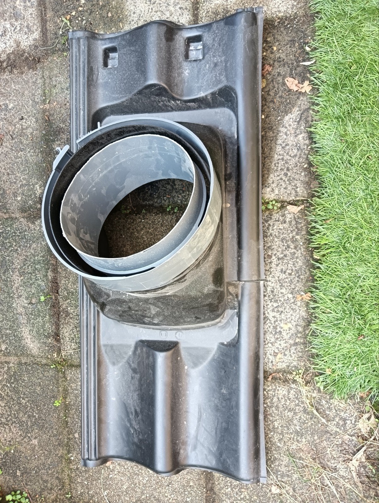 Dakdoorvoer 20 cm diameter, 80x35 HDPE, Ophalen, Nieuw, Minder dan 2 meter, 80 mm of meer