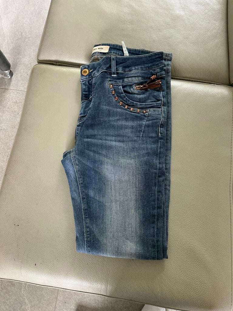 Mos mosh spijkerbroek, Ophalen, Zo goed als nieuw, Blauw, W28 - W29 (confectie 36)