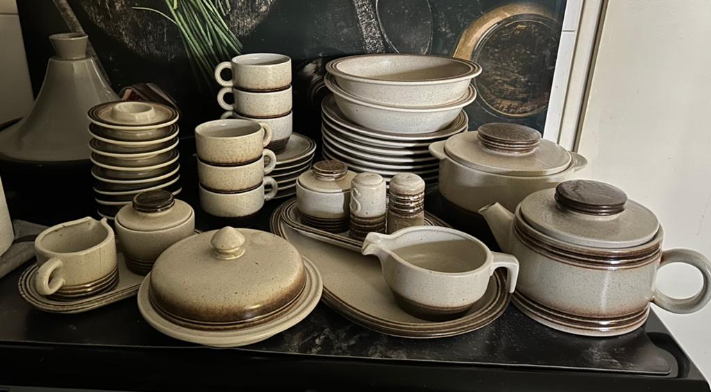 48 delig servies van Gerzit, Keramiek, Ophalen of Verzenden, Zo goed als nieuw, Overige stijlen