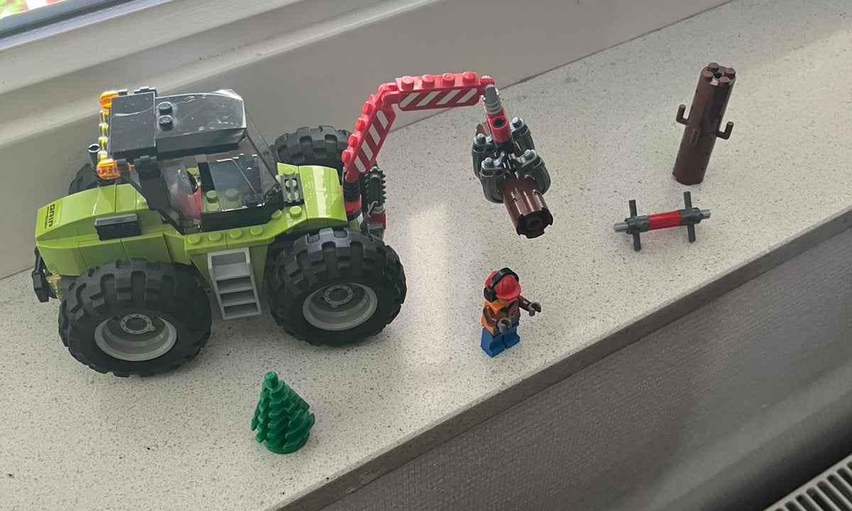Lego city 60181 bos tractor, City, Lego, Ophalen of Verzenden, Zo goed als nieuw