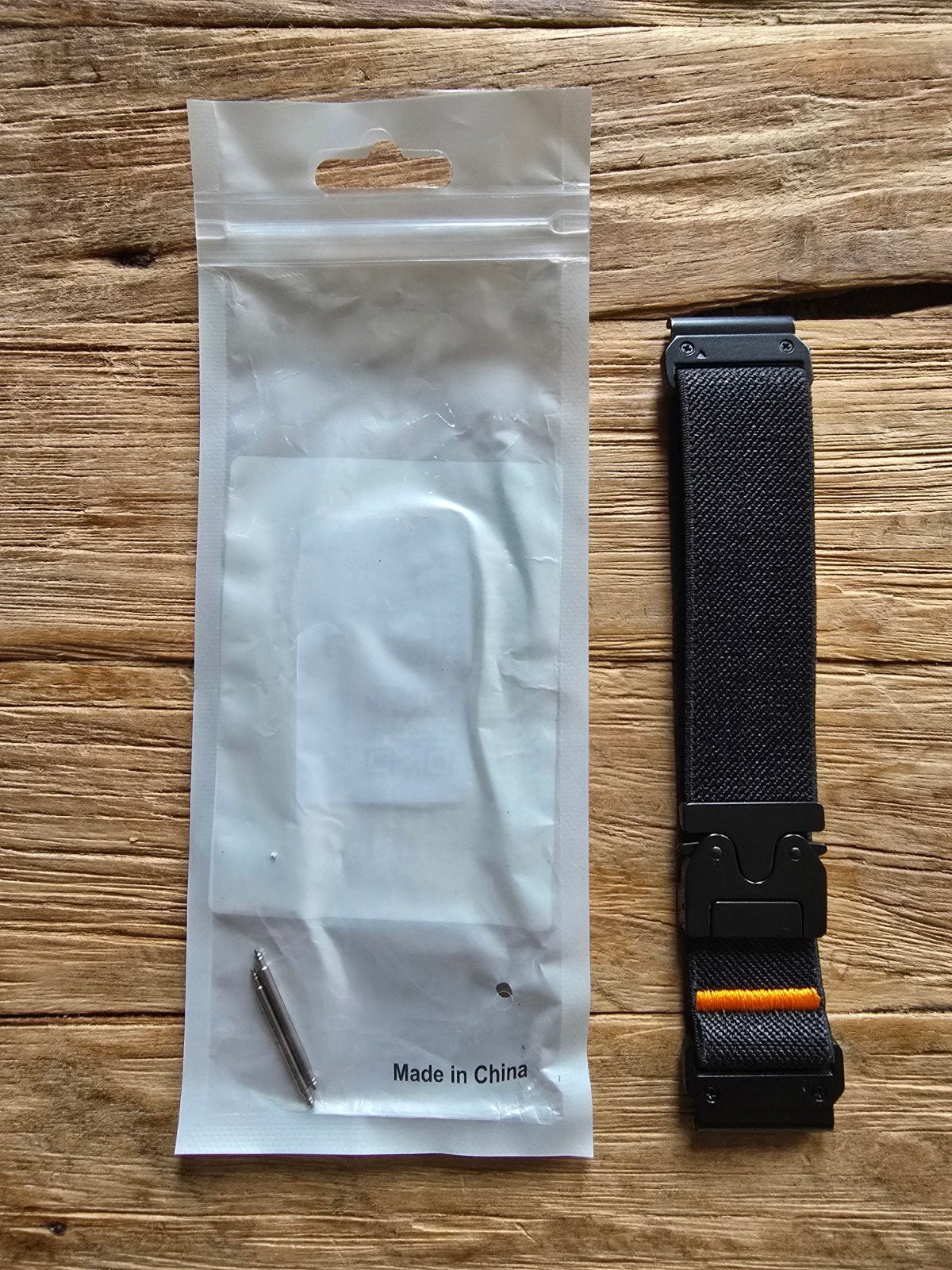 Nylon horlogebandje Garmin 22mm QuickFit (nieuw), Ophalen of Verzenden, Nieuw, Android