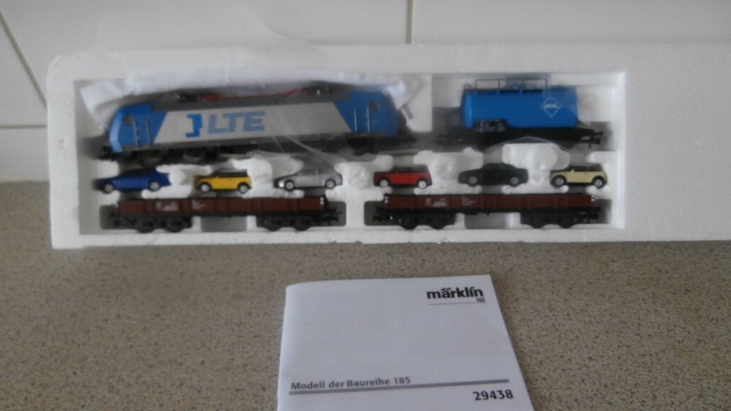 Marklin LTE auto transport set 29438, Wisselstroom, Treinset, Ophalen of Verzenden, Zo goed als nieuw