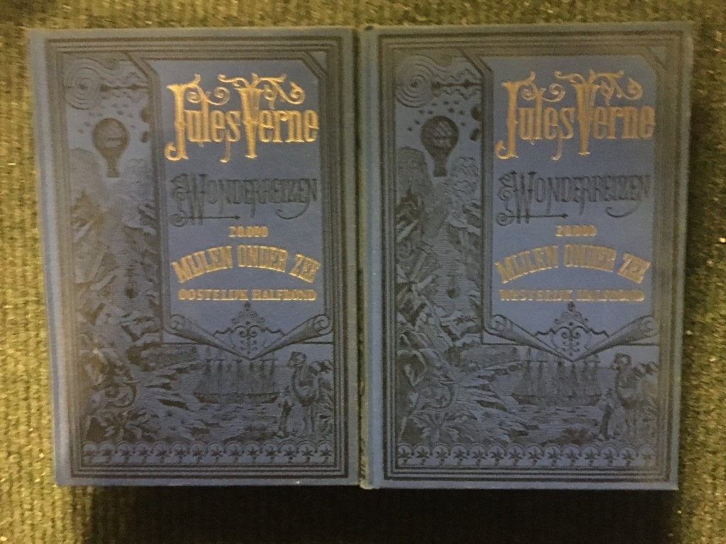 20 Duizend mijl onderzee Oost & West ; Jules Verne, Ophalen of Verzenden, Zo goed als nieuw, Jules Verne