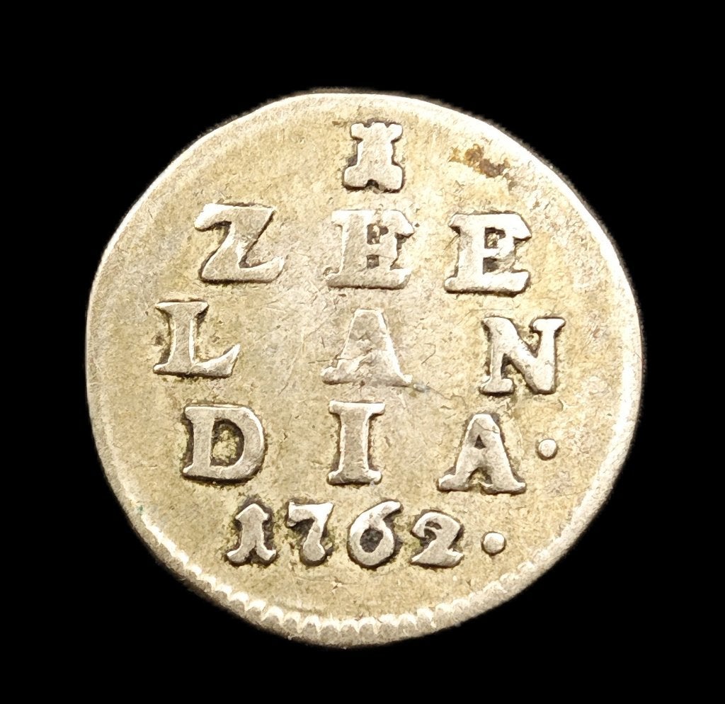 1762 Bezemstuiver Zeeland, Vóór koninkrijk, Zilver, Losse munt, Overige waardes