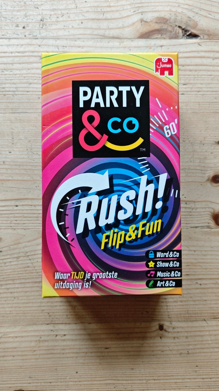 Party & Co Rush! Flip & Fun, Vijf spelers of meer, Ophalen of Verzenden, Nieuw, Jumbo