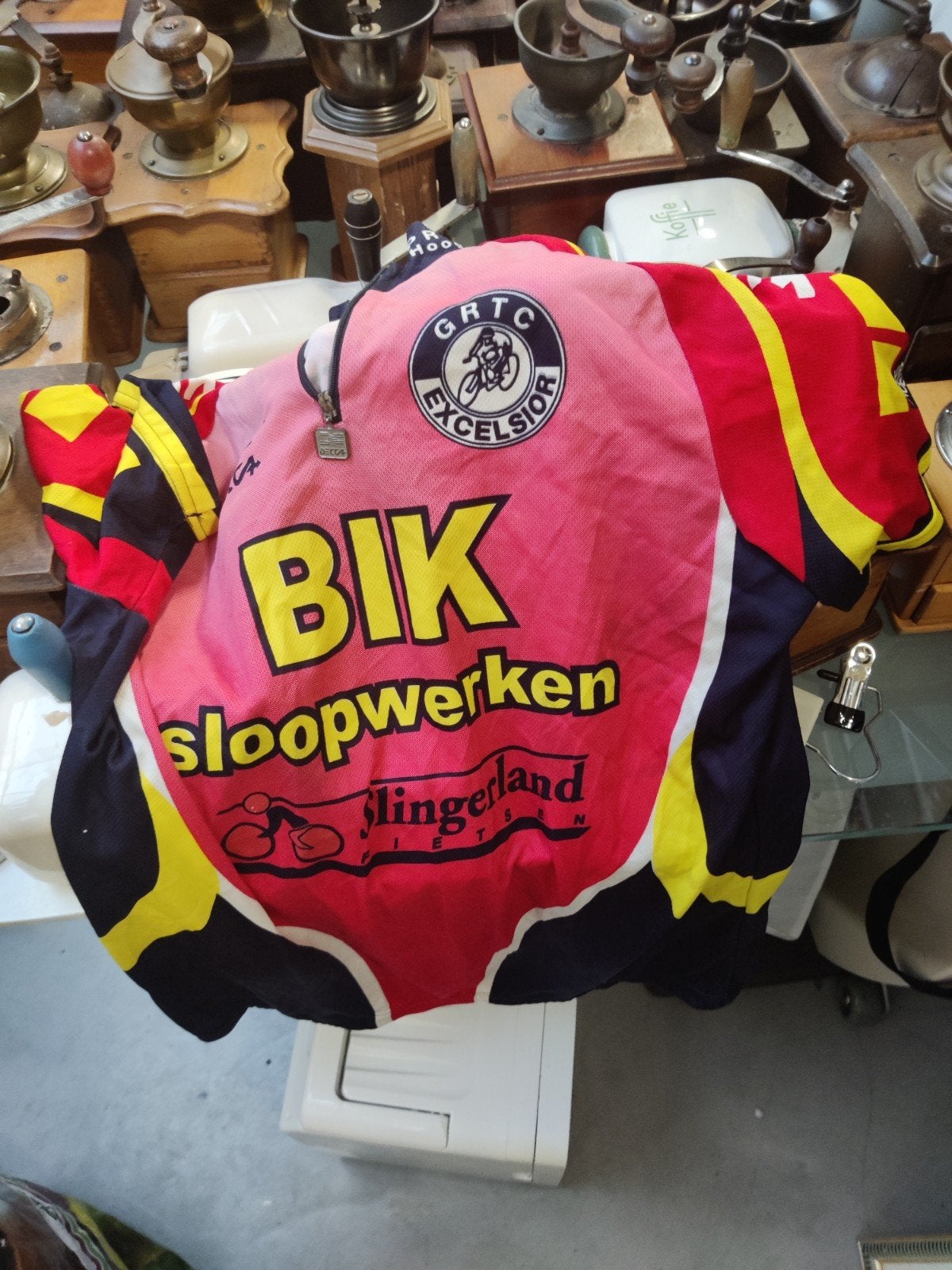Vintage GRTC Excelsior BIK Fietskleding Set, Gebruikt, Heren, Overige maten, Ophalen of Verzenden