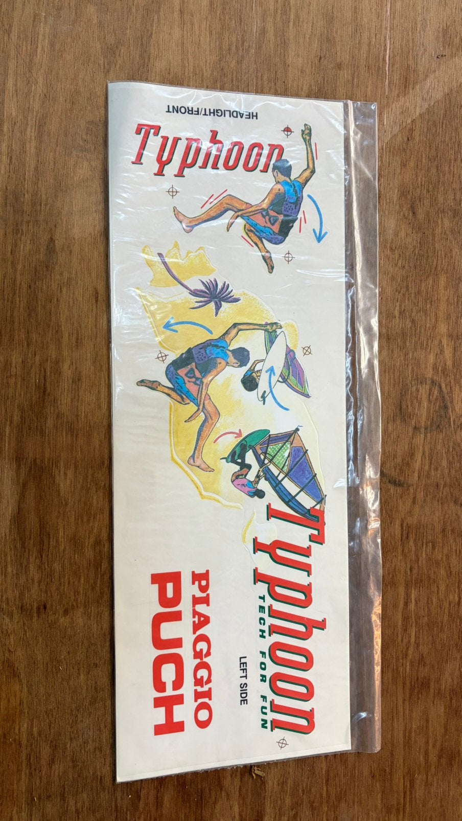 Piaggio Gilera Puch Typhoon stickers, Motoren, Ophalen of Verzenden