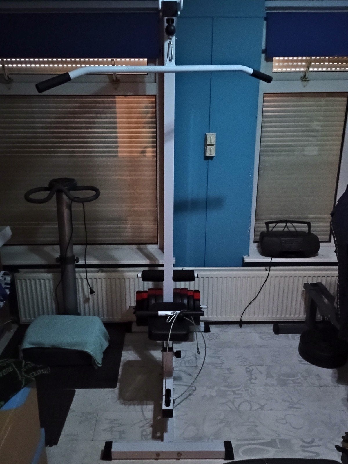 Gorilla Sports Lat Pulley Station + 30 kg.gewichten z.g.a.n., Ophalen, Zo goed als nieuw, Buik, Overige typen