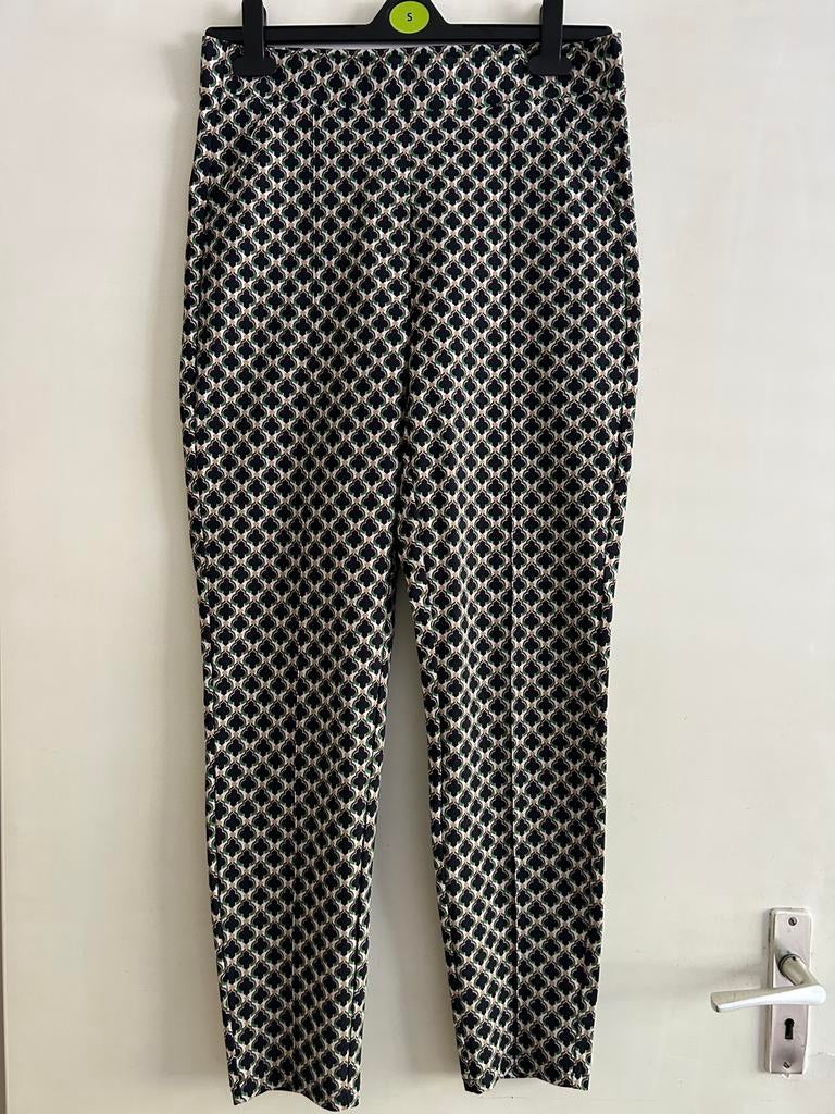 Studio Anneloes Broek met Patroon - Maat S, Zwart, Ophalen of Verzenden, Zo goed als nieuw, Maat 36 (S)