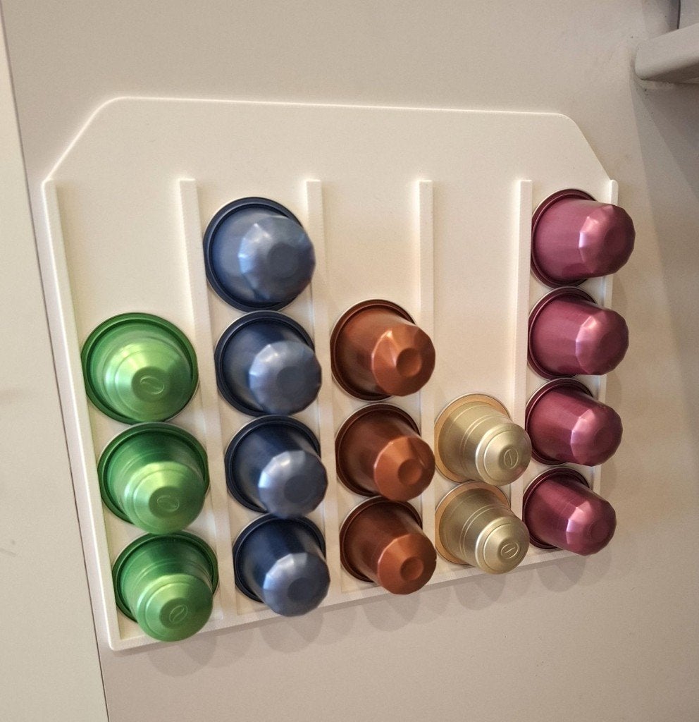 Nespresso cuphouders voor zijwand/kast/muur, Ophalen of Verzenden, Nieuw, Capsulehouder, Nespresso