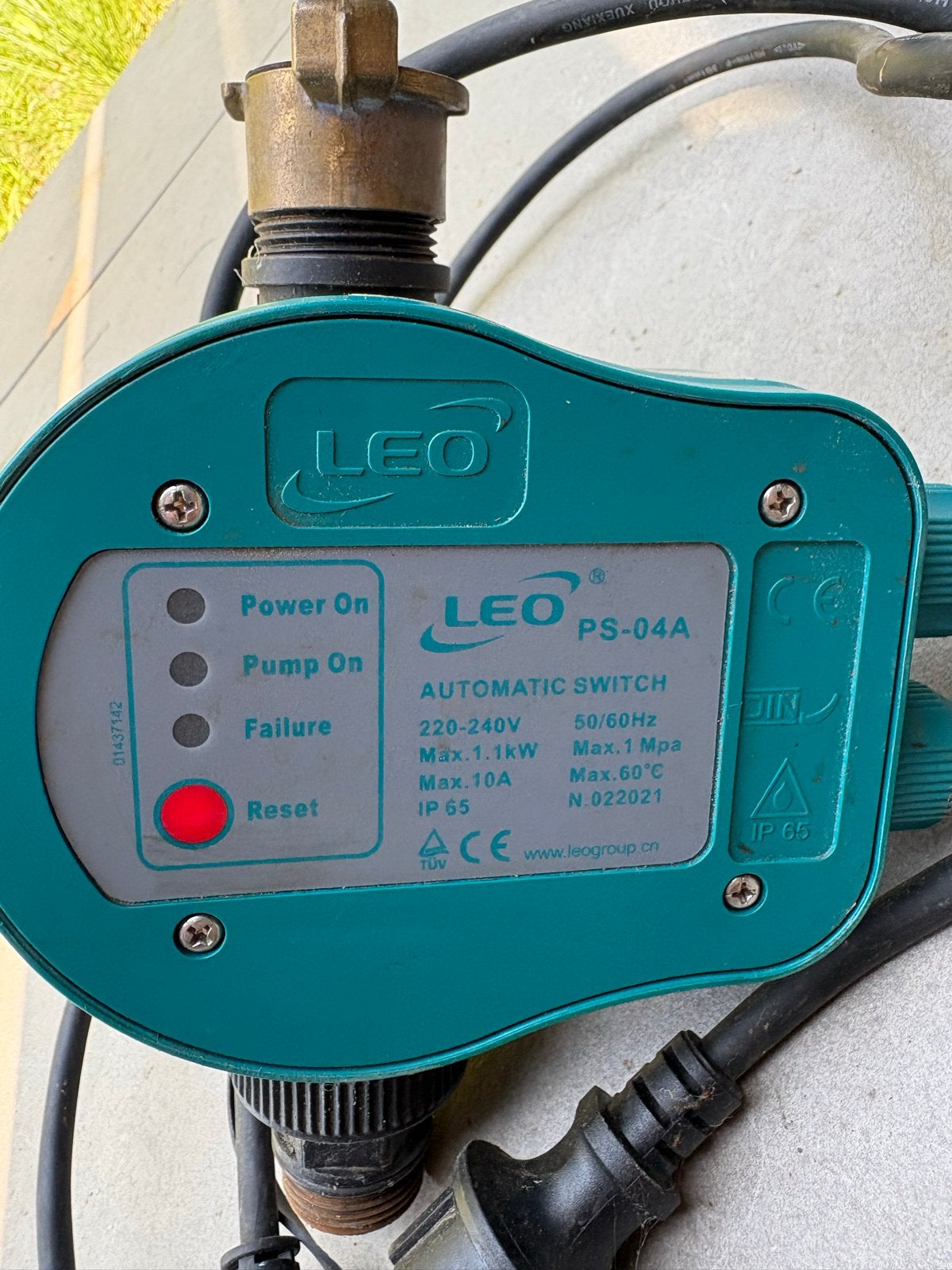 LEO PS-04A Automatische Pompschakelaar, Ophalen, Gebruikt, Elektrisch, Overige typen