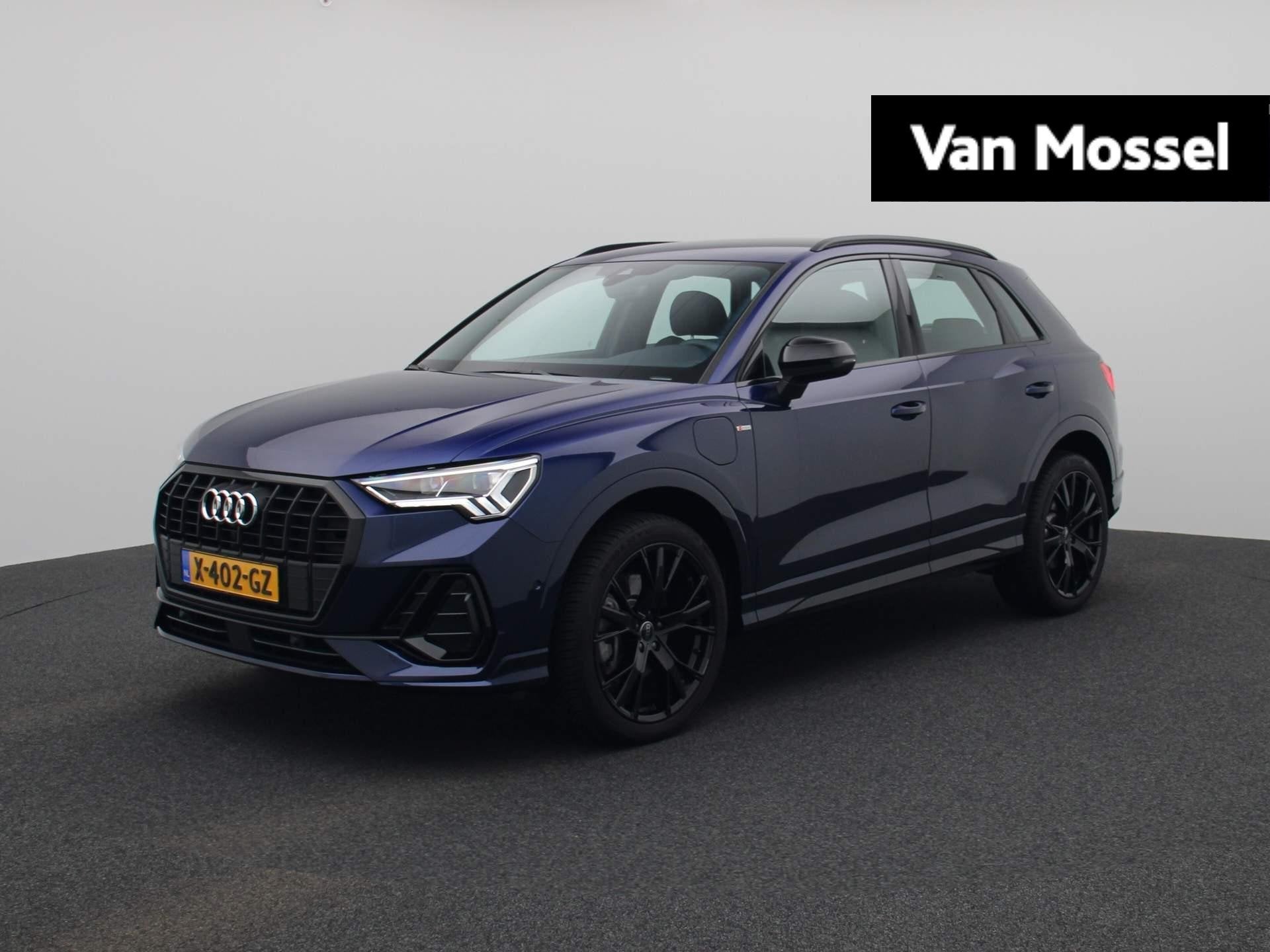 Audi Q3 45 TFSI e S edition 245 PK | Automaat | S-line | Nav, Auto's, 12 maanden, Gebruikt, Blauw, Hybride Elektrisch/Benzine