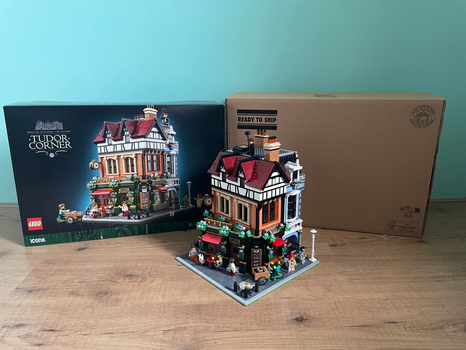 LEGO Icons Tudor Corner 10350 Hoekpand in Tudorstijl, Lego, Ophalen of Verzenden, Zo goed als nieuw, Icons
