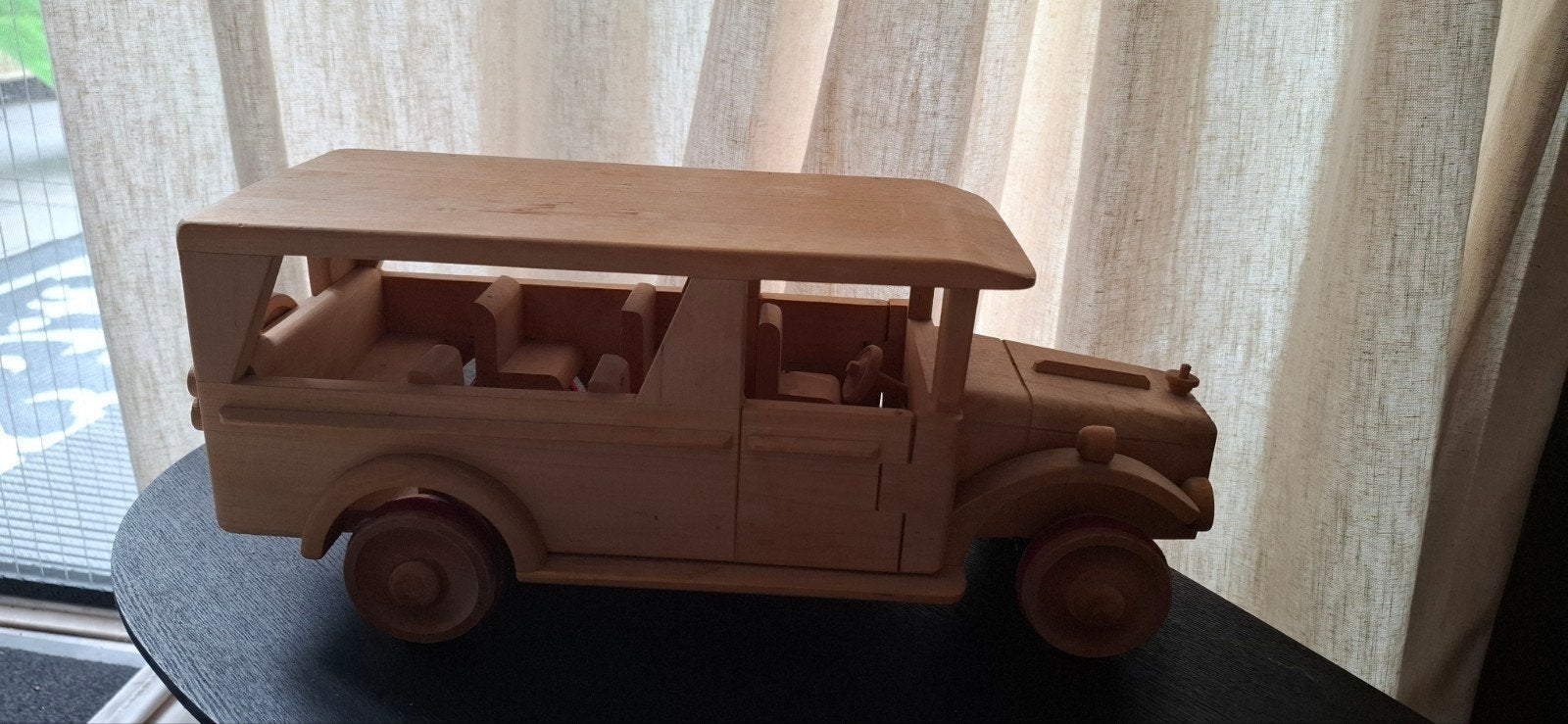 Houten speelgoedauto - Vintage stijl, Ophalen of Verzenden, Zo goed als nieuw