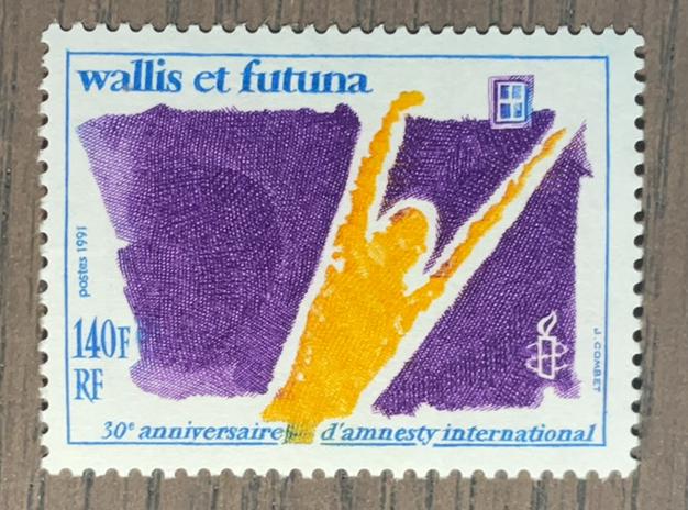 Wallis et Futuna - amnesty international, Postzegels en Munten, Ophalen of Verzenden, Postfris, Overige thema's