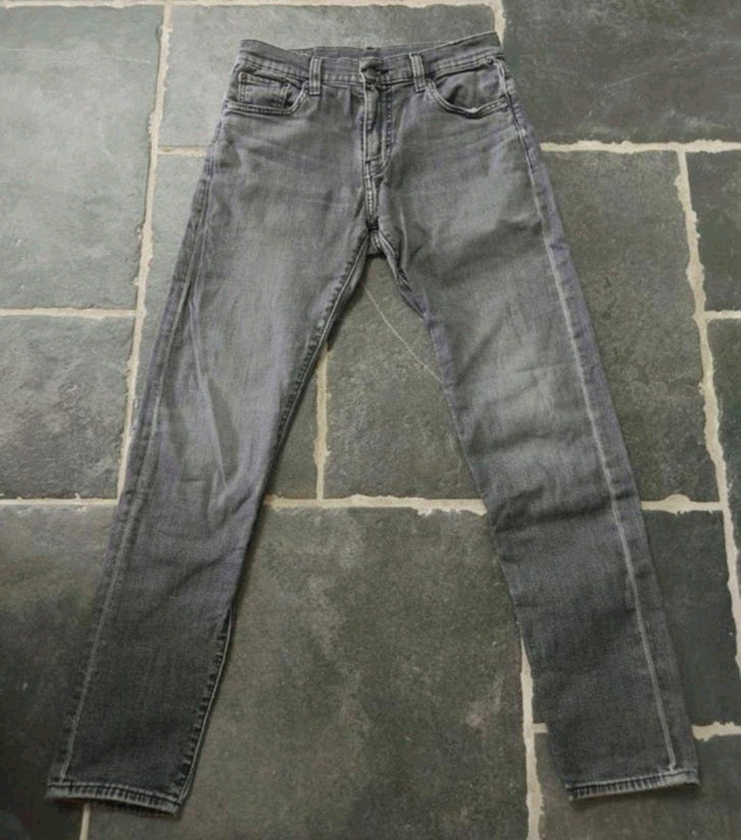 Levi's 512, Slim Fit, grijs, W30 L32, zgan! Rob3032, W32 (confectie 46) of kleiner, Ophalen of Verzenden, Zo goed als nieuw, Grijs