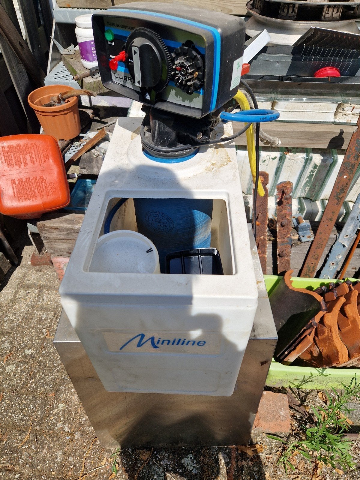 Miniline Waterontharder - Fleck Europe 4600, Ophalen of Verzenden, Gebruikt, Waterontharder met zout