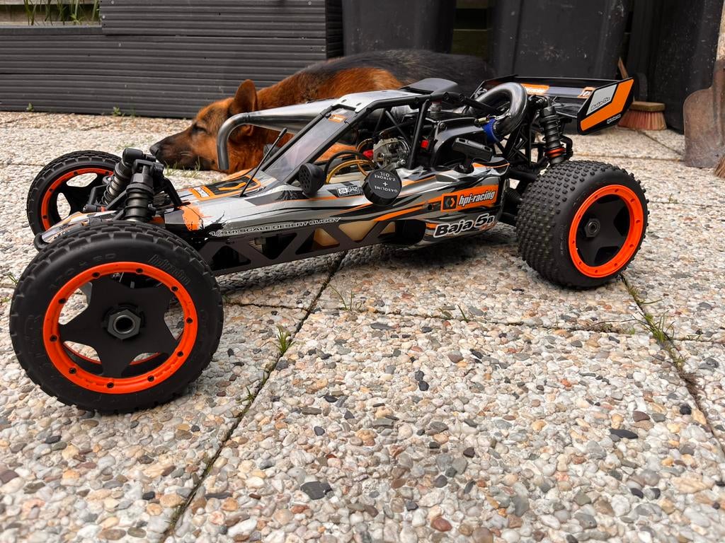 Hpi baja 32cc met vrc, Ophalen, Benzine, Auto offroad, Zo goed als nieuw