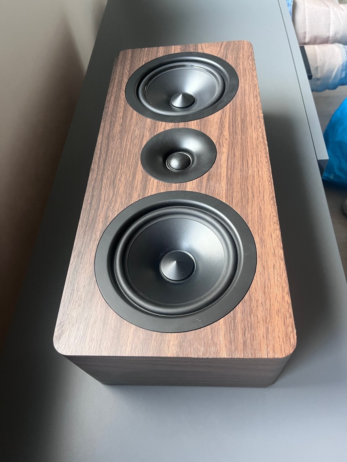 Acoustic Energy AE105 luidspreker walnoot, Overige merken, Ophalen of Verzenden, Zo goed als nieuw, 60 tot 120 watt