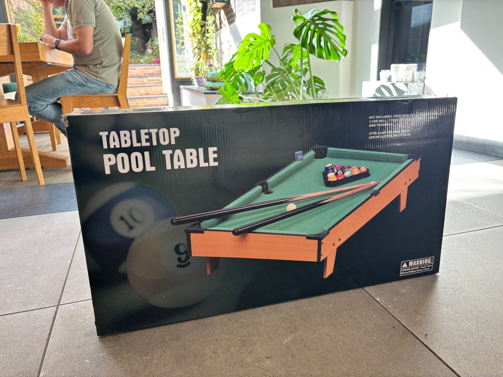Tabletop Pooltafel - Compact en Compleet, nooit gebruikt, Ophalen, Nieuw, Pooltafel