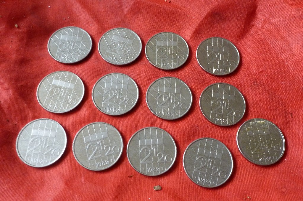 Beatrix - 13 x 2,5 gulden 1982 in prachtige kwaliteit (k 22, Ophalen of Verzenden, Koningin Beatrix, 2½ gulden, Setje