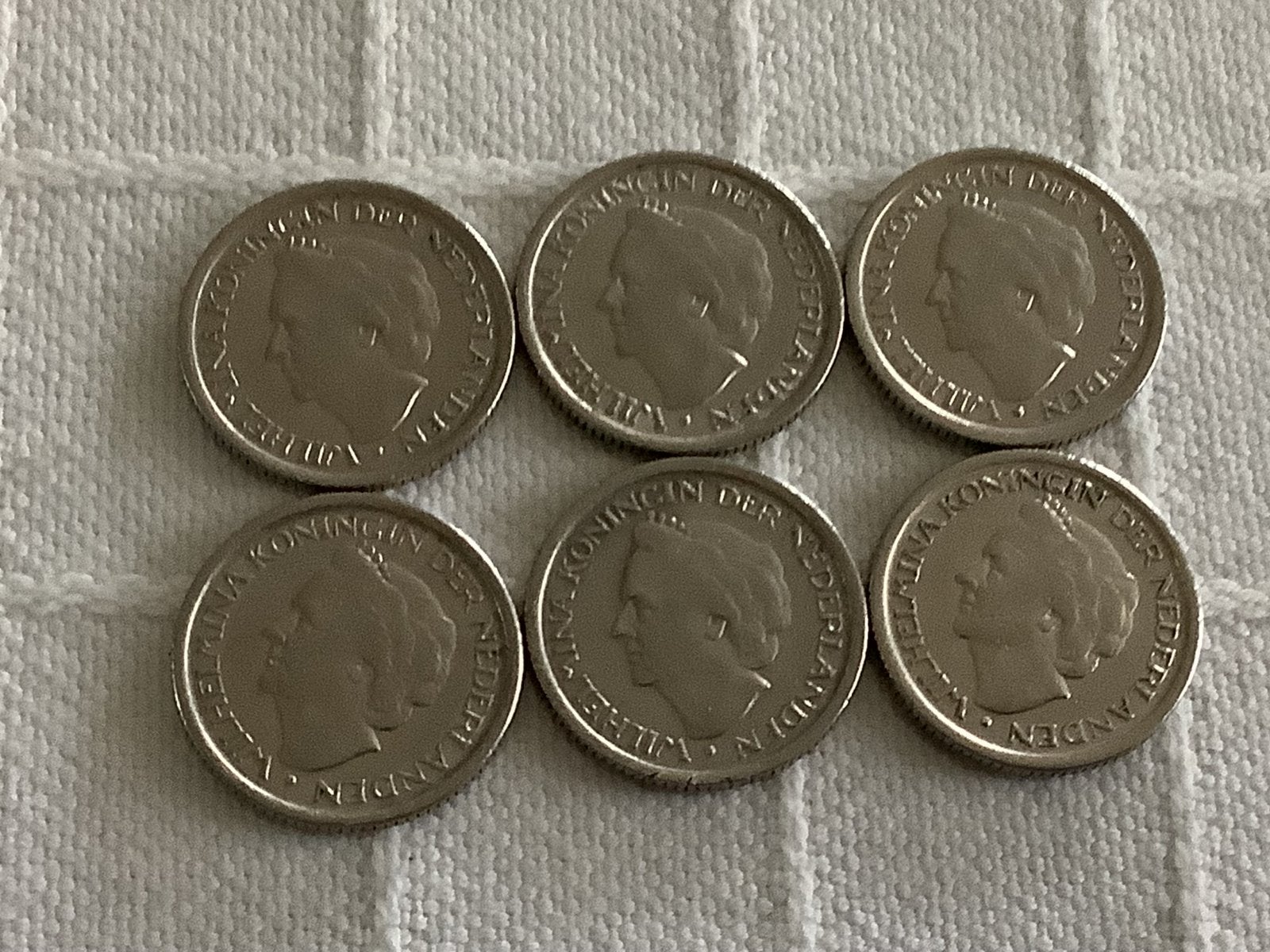 Kwartjes uit 1948, Ophalen of Verzenden, Koningin Juliana, 25 cent, Losse munt