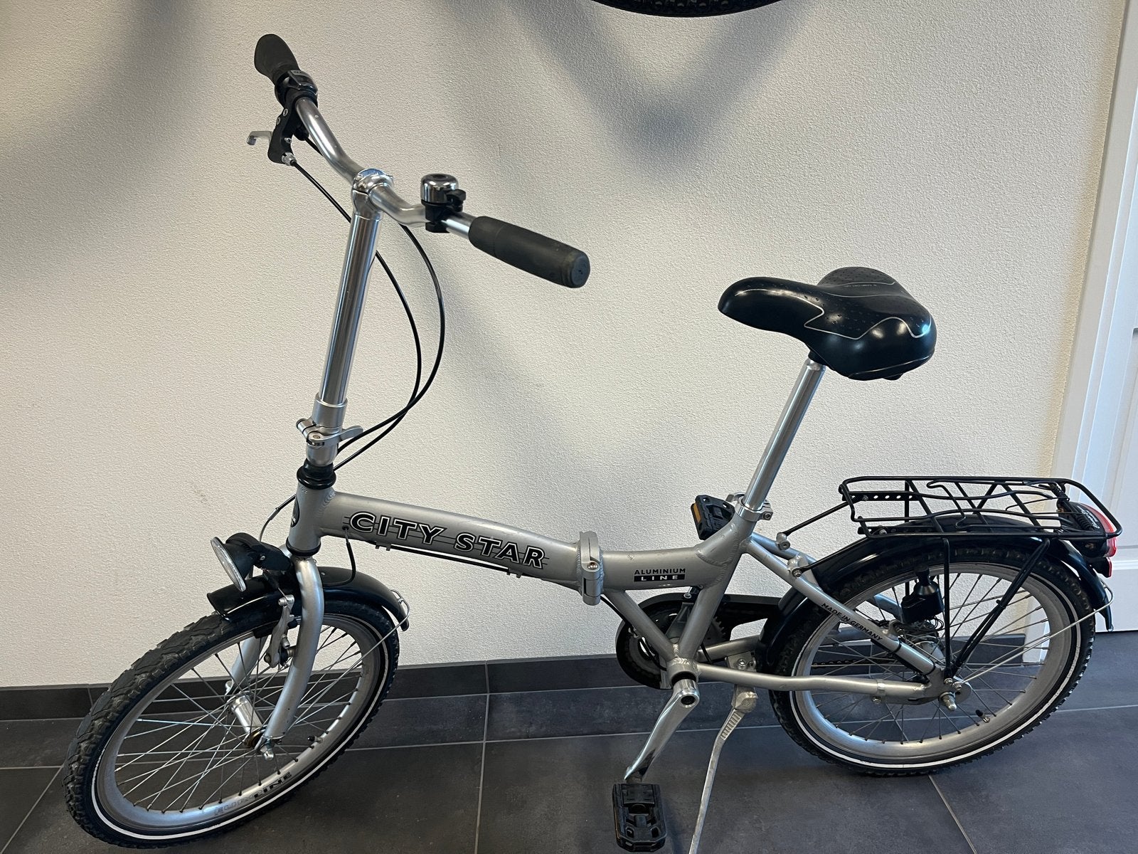 City Star Opvouwbare Fiets - Compact & Handig, Fietsen en Brommers, 20 inch of meer, Gebruikt, Velgrem, Versnellingen