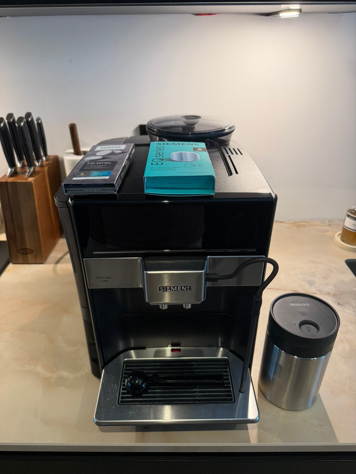 Siemens EQ.6 plus s500, Witgoed en Apparatuur, Koffiezetapparaten, Ophalen, Koffiemachine, Koffiebonen, Zo goed als nieuw