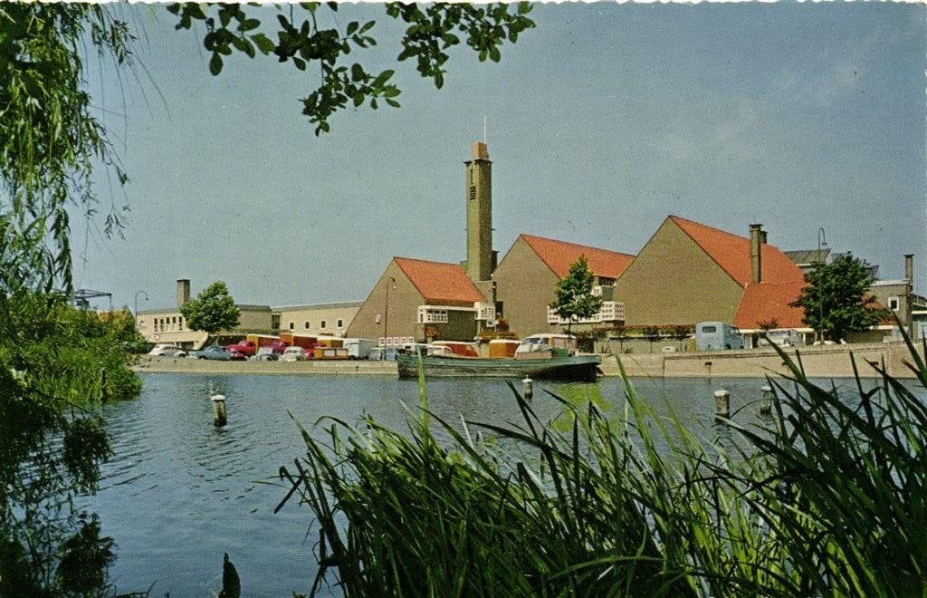 Aalsmeer, Bloemenveiling - boot vrachtauto - niet gelopen, Ophalen of Verzenden, 1960 tot 1980, Ongelopen, Noord-Holland