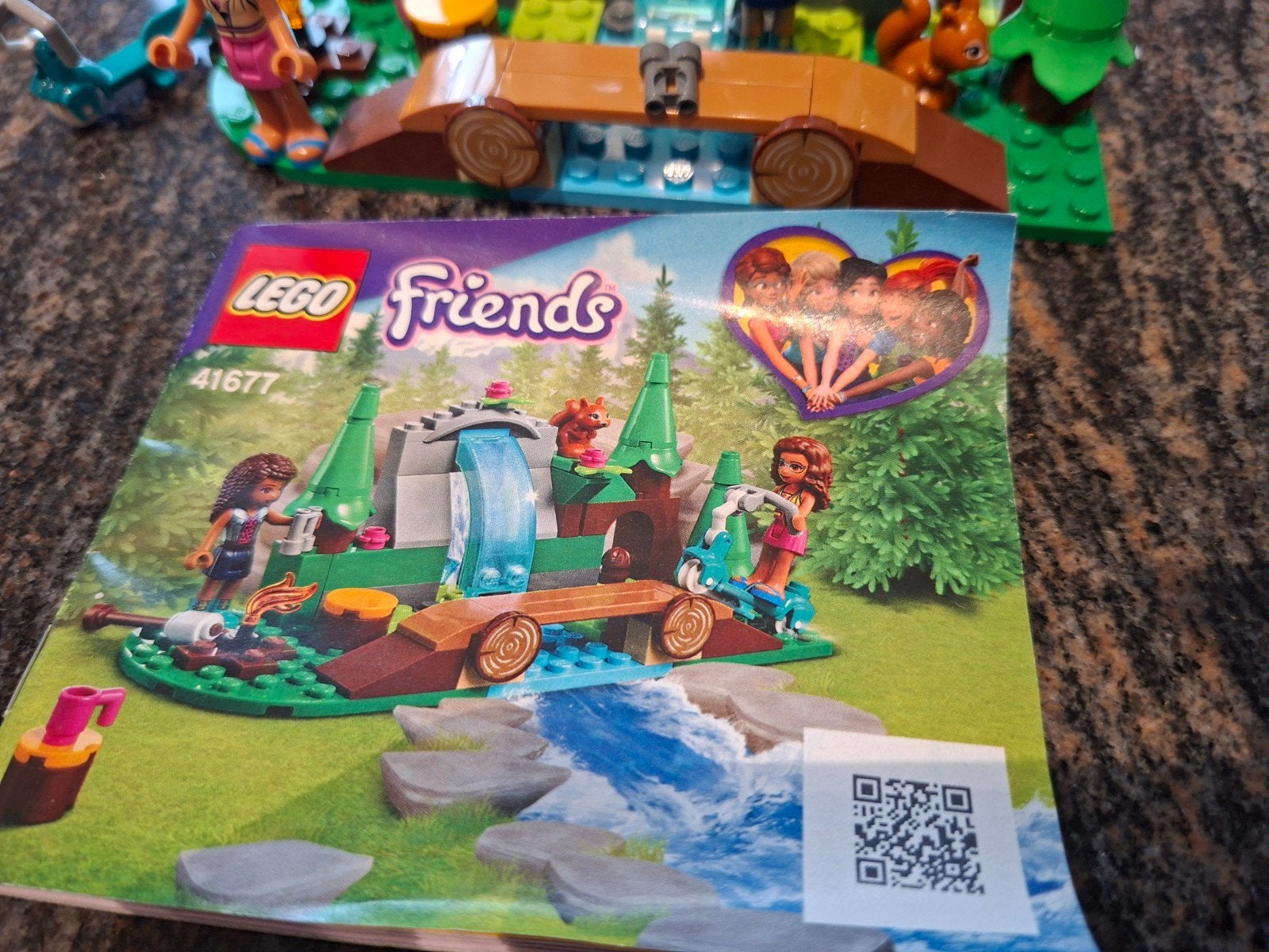 Lego Friends 41677 Waterval in het bos, Lego, Friends, Ophalen of Verzenden, Zo goed als nieuw