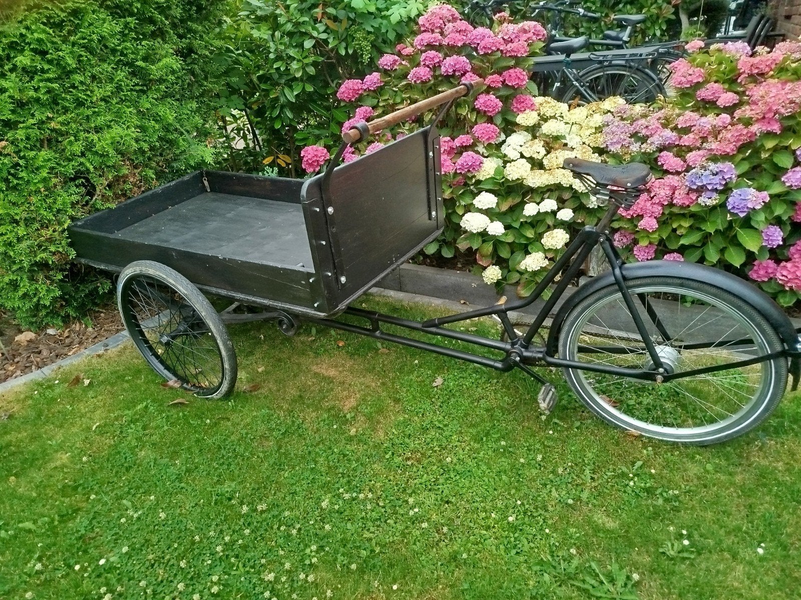 Antieke Bakfiets Foodbike Vintage, Fietsen en Brommers, Fietsen | Bakfietsen, Gebruikt, Goederen, Ophalen