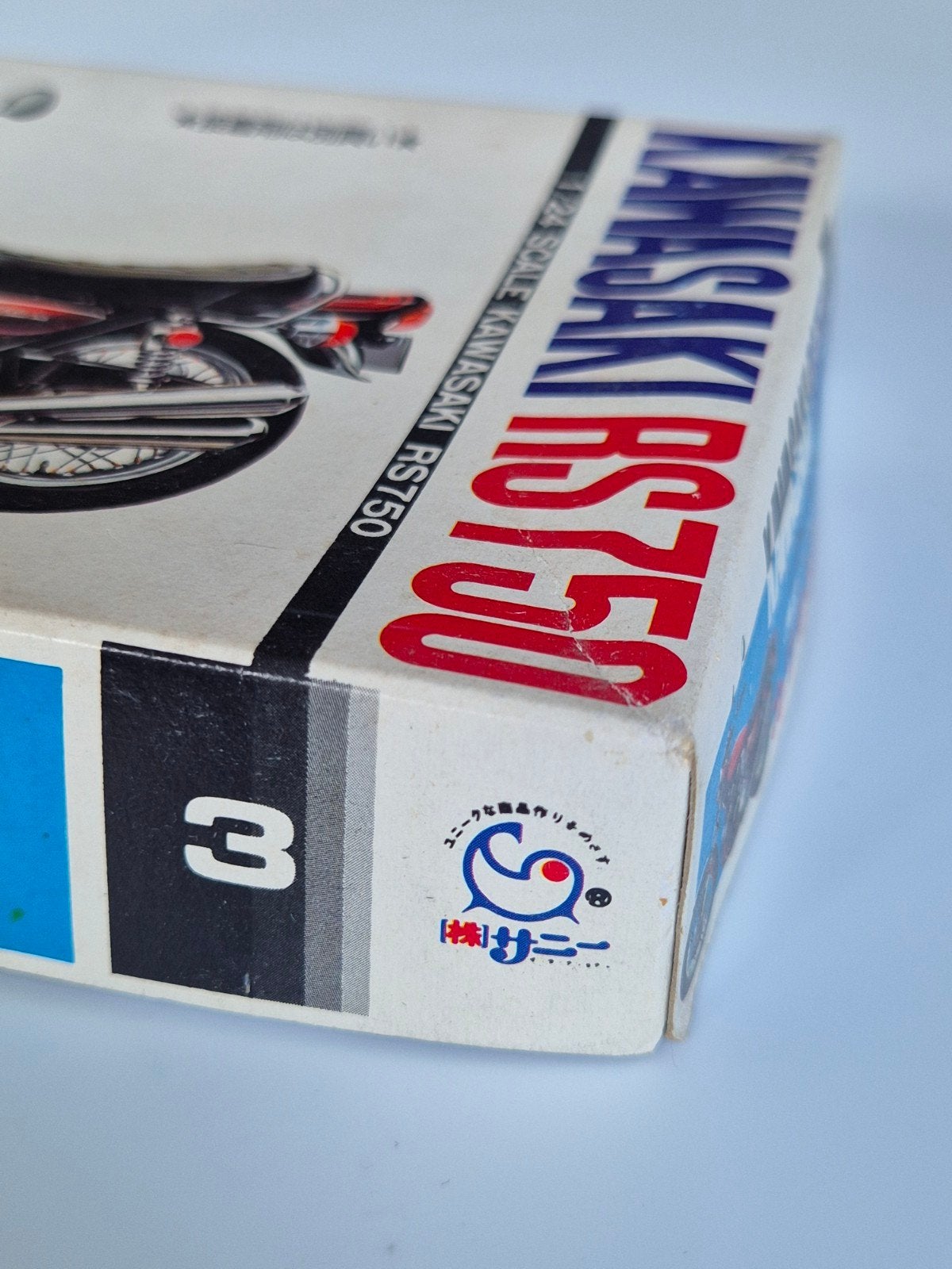 Kawasaki RS750 Modelbouwkit 1/24 Schaal - Vintage, Overige merken, 1:50 of kleiner, Overige typen, Ophalen of Verzenden