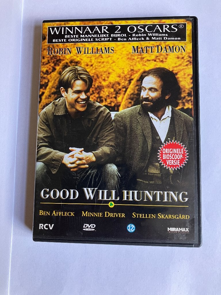 good will hunting dvd 1997 robin williams matt damon, Cd's en Dvd's, Alle leeftijden, Ophalen of Verzenden, Zo goed als nieuw