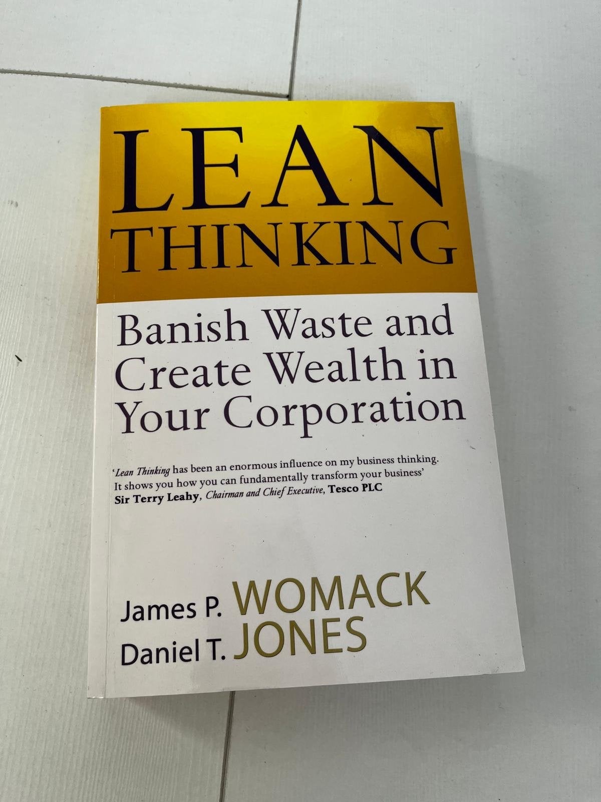 Lean Thinking: Banish Waste and Create Wealth, Boeken, Ophalen, Gelezen, Management