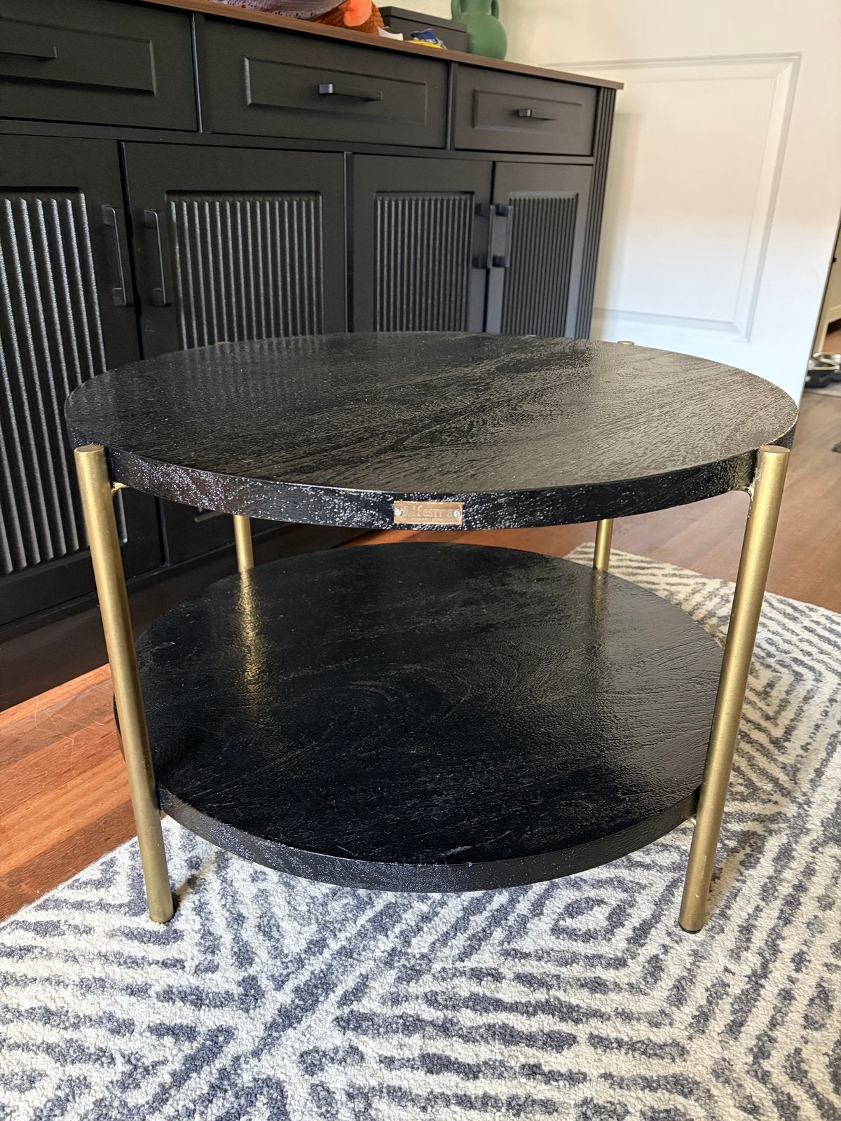 Ronde bijzettafel Lifestyle 60x41cm, Huis en Inrichting, Gebruikt, Rond, Metaal, 5 – 50