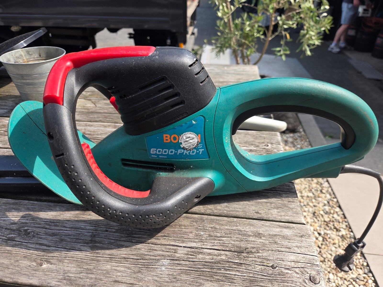 Bosch Heggenschaar 5000-PRO-T - Gebruikt, Tuin en Terras, Heggenscharen, Ophalen, Gebruikt, Elektrisch, Bosch