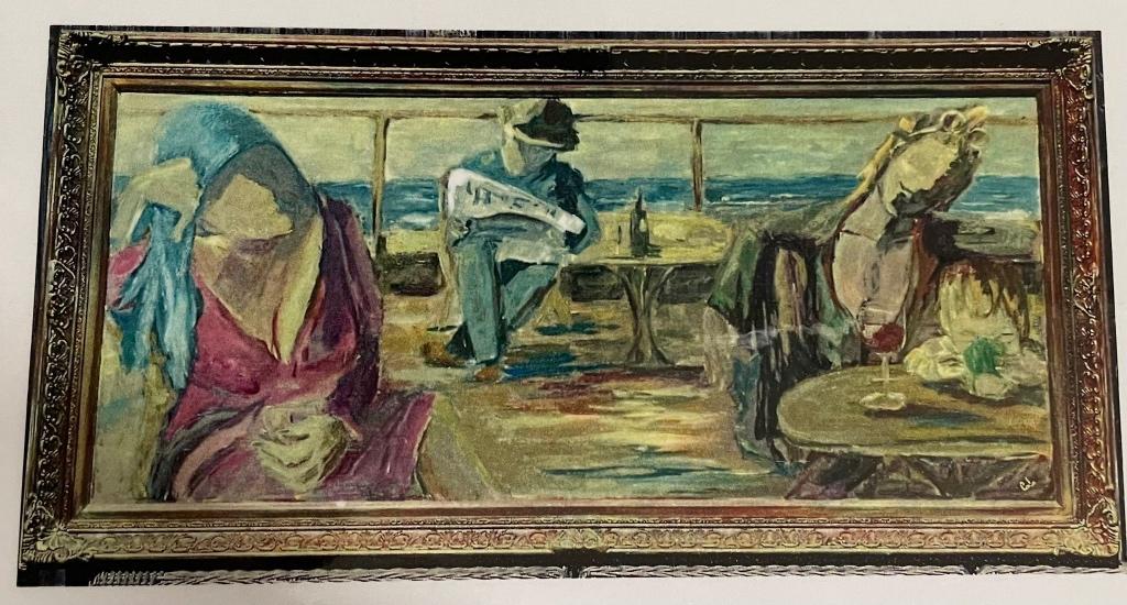 Schilderij: Aan zee van Carla Laroo, Antiek en Kunst, Kunst | Schilderijen | Klassiek, Ophalen