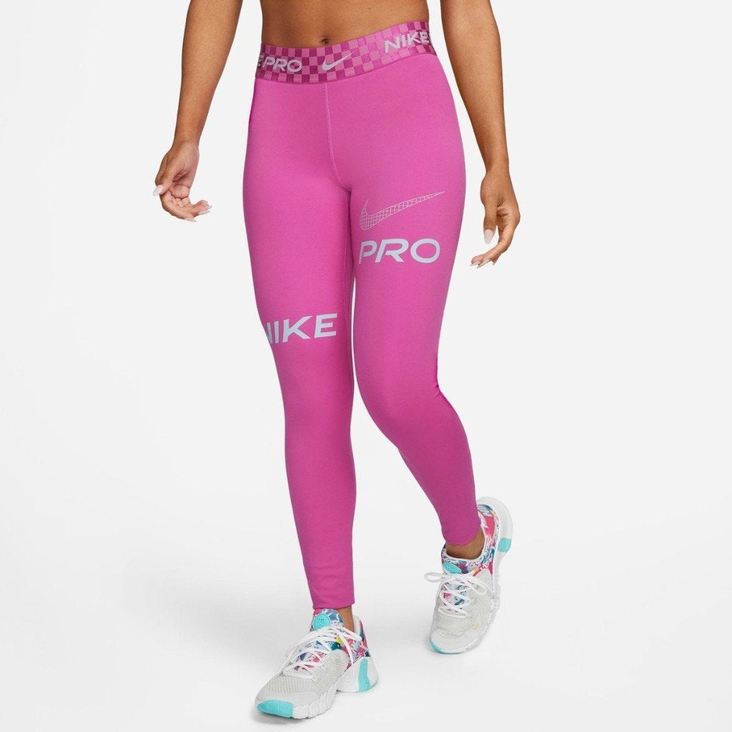 Nike Pro Dri-Fit Legging, Roze, maat M, Kleding | Dames, Sportkleding, Maat 38/40 (M), Verzenden, Nike, Zo goed als nieuw