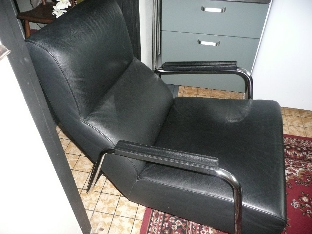 Stoelen, Ophalen, Twee, Zwart, Zo goed als nieuw