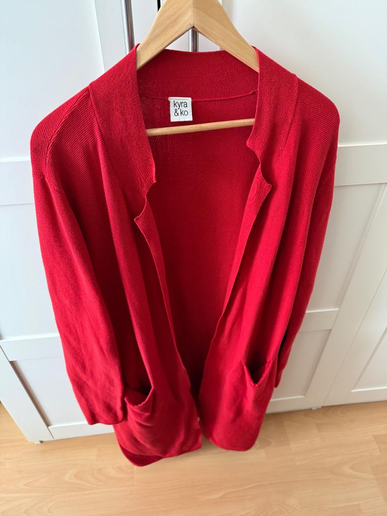 Kyra&co rood vest xxl, Verzenden, Maat 46/48 (XL) of groter, Zo goed als nieuw, Kyra & Ko