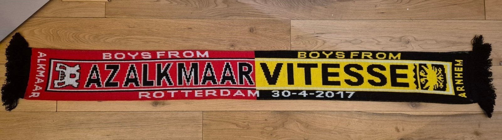 Sjaal Vitesse - AZ bekerfinale 2017!, Ophalen of Verzenden, Zo goed als nieuw, Vitesse, Vaantje of Sjaal
