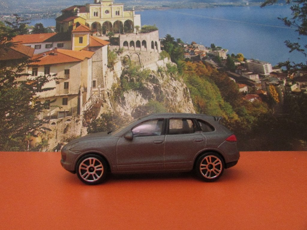 Porsche Cayenne modelauto - Grijs, Ophalen of Verzenden, Gebruikt, Auto, Majorette