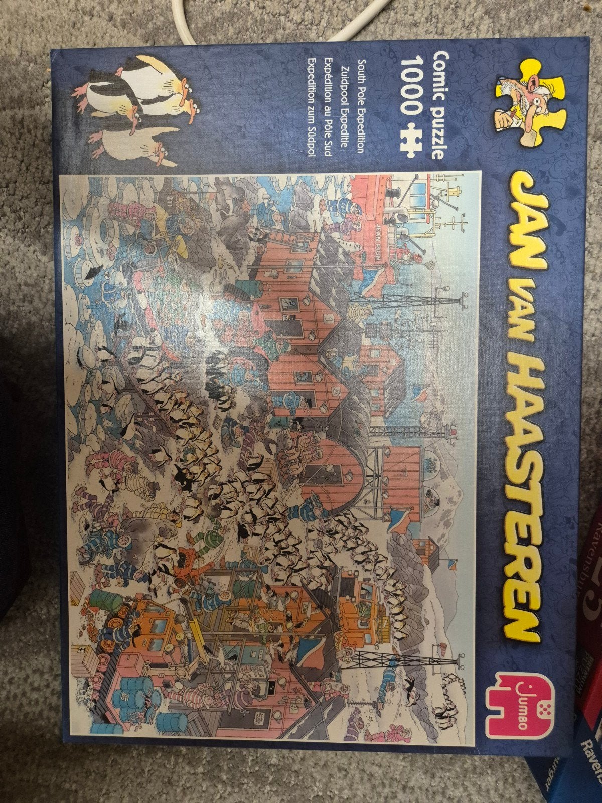 Jan van Haasteren Zuidpool Expeditie 1000 stukjes, Ophalen of Verzenden, 500 t/m 1500 stukjes, Gebruikt, Legpuzzel