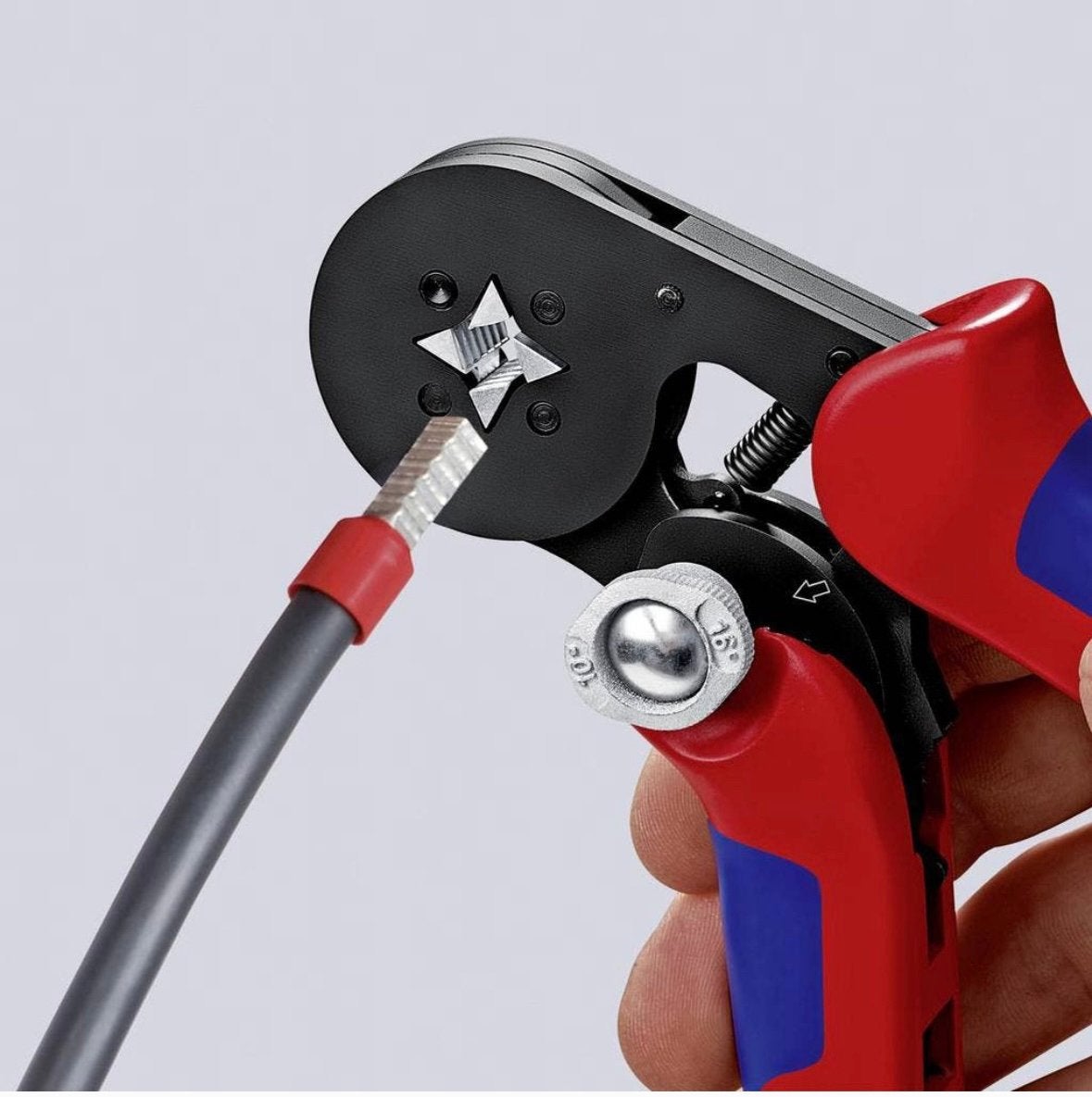 Krimptang Knipex Adereindhulzen 0.08 tot 16 mm², Ophalen, Nieuw, Overige typen