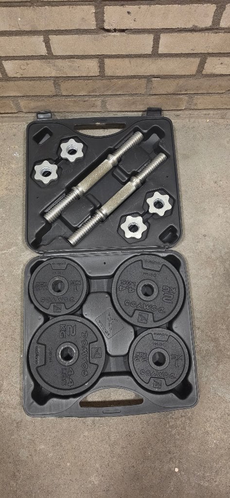 Dumbell set, Sport en Fitness, Fitnessmaterialen, Ophalen, Zo goed als nieuw, Dumbbell