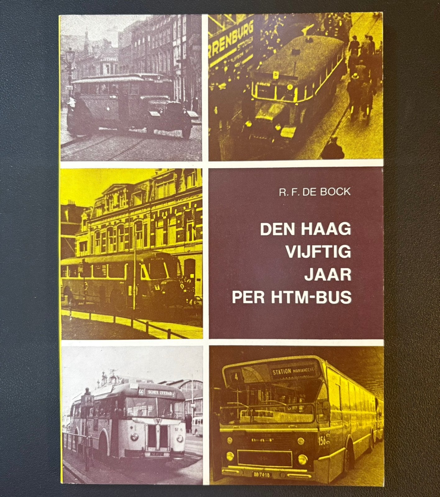 Den Haag - 50 jaar per HTM-bus (1974), Ophalen of Verzenden, Zo goed als nieuw, Bus of Metro, Boek of Tijdschrift
